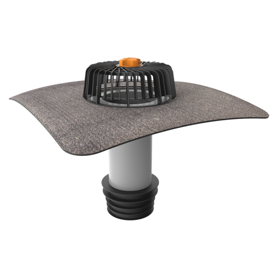 נקז אנכי 3 " פולידריין 63/200 עם יריעה ביטומנית