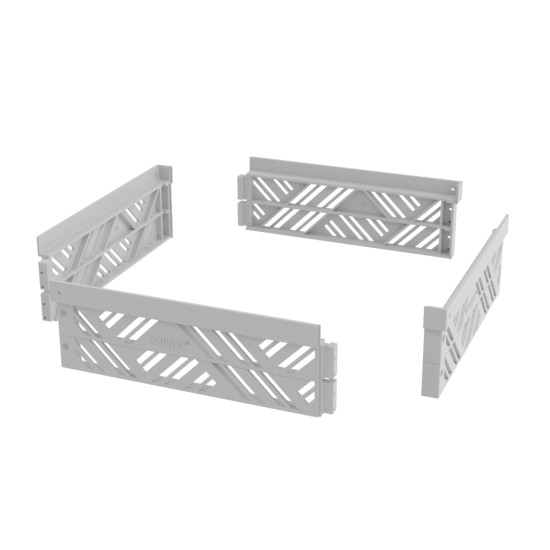 פיר מודולרי בגגות ירוקים 550X550X100 (קיט 4 יח')